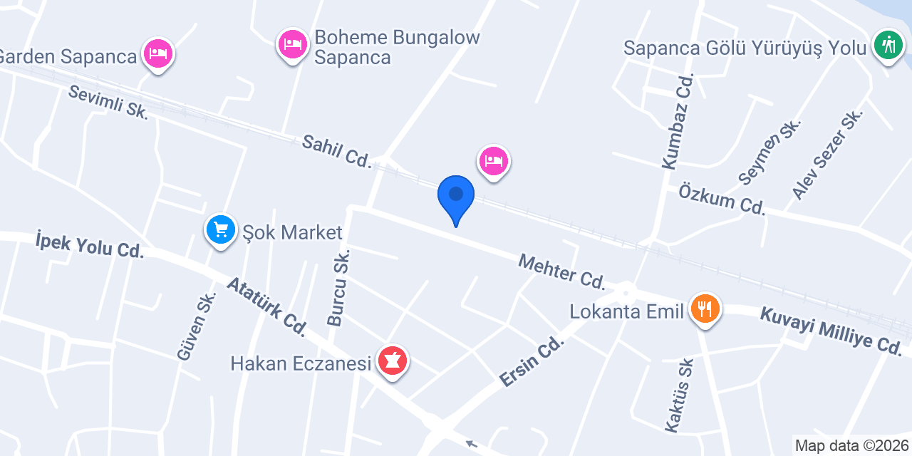 Sardal Elektrik Sapanca konumu