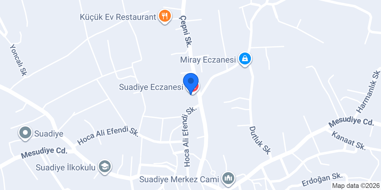 Suadiye Eczanesi konumu