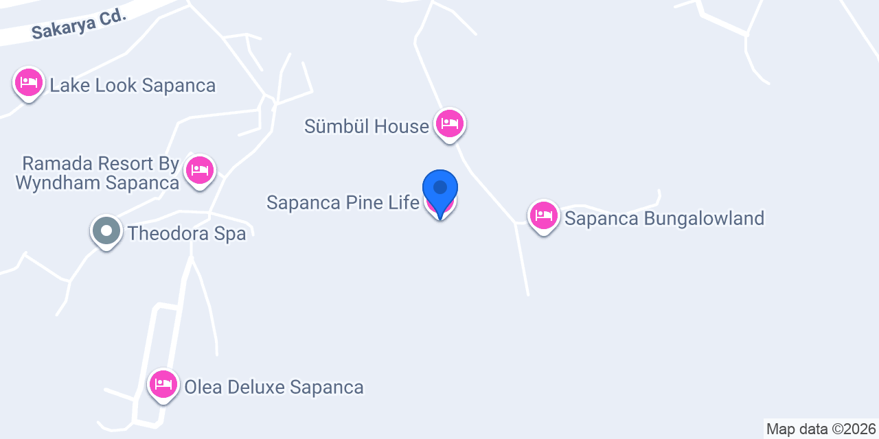 Sapanca Pine Life konumu