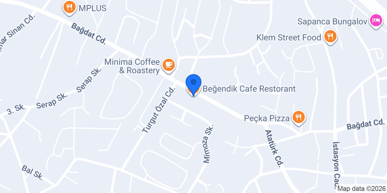 Beğendik Cafe Restorant konumu