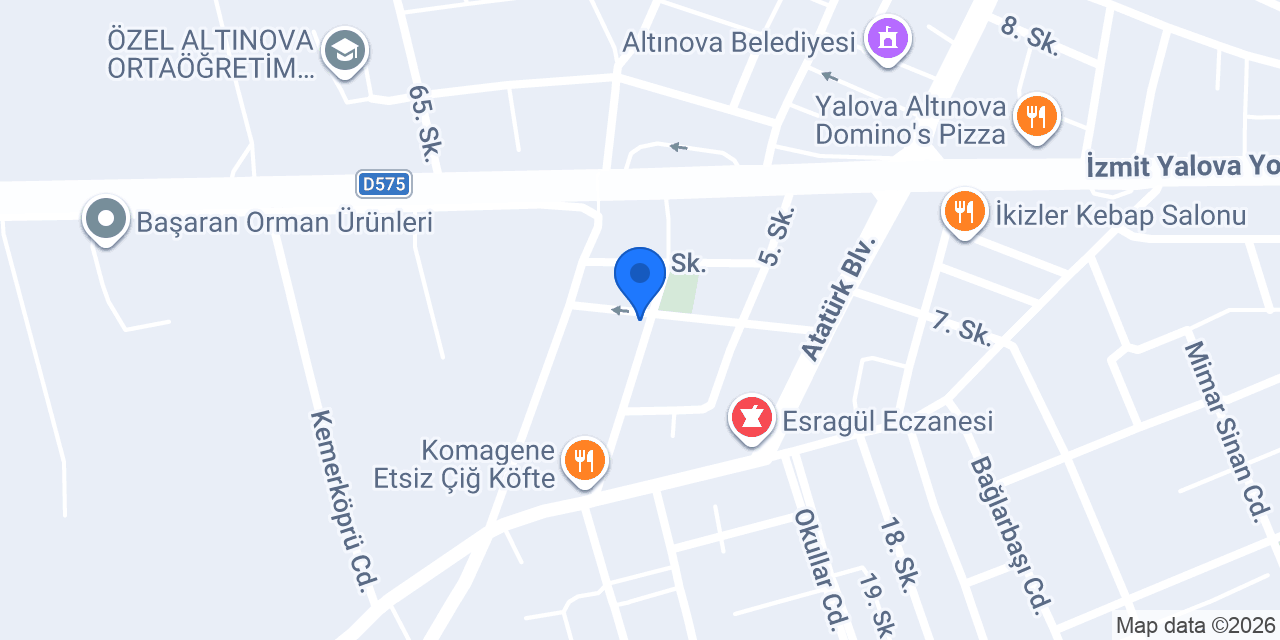 Eylül Çiçekçilik konumu