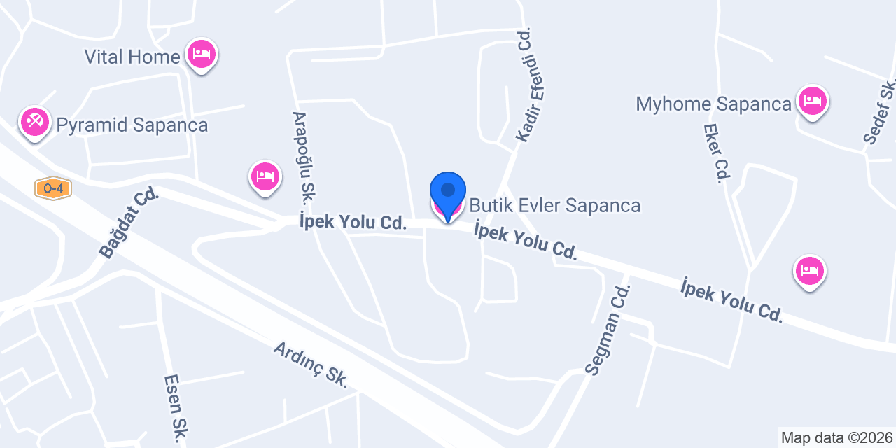 Butik Evler Sapanca konumu