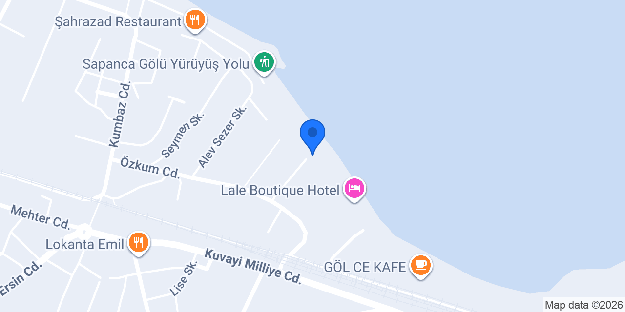 Özkum Park Otel konumu