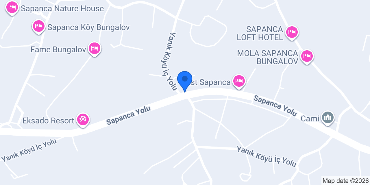 CK SAPANCA BUNGALOV konumu