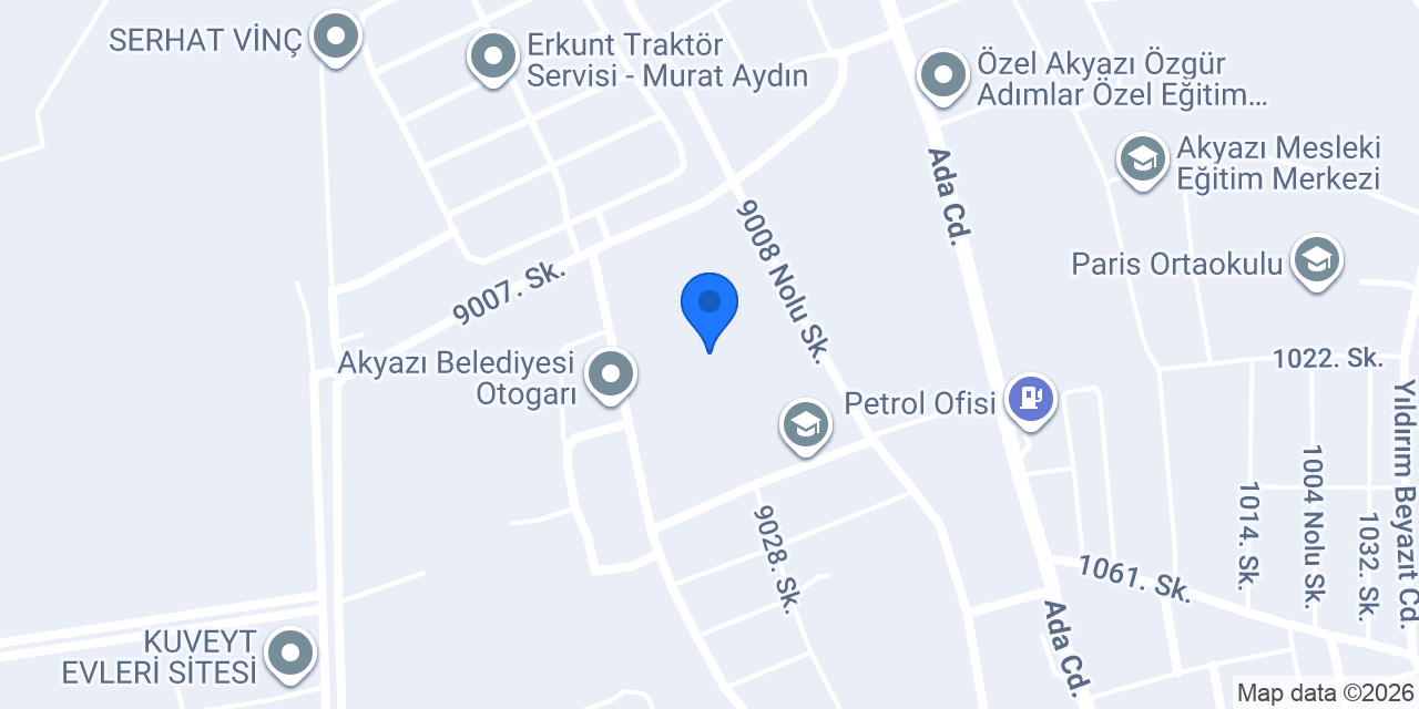 Baştan Sanayi ve Ticaret Merkezi konumu