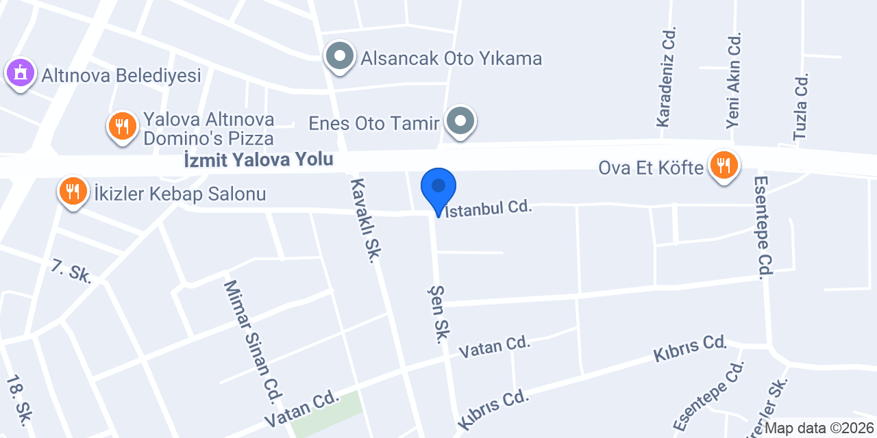Gülce Süs Bitkileri konumu