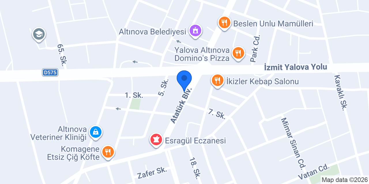 Nefis ev Yemekleri konumu