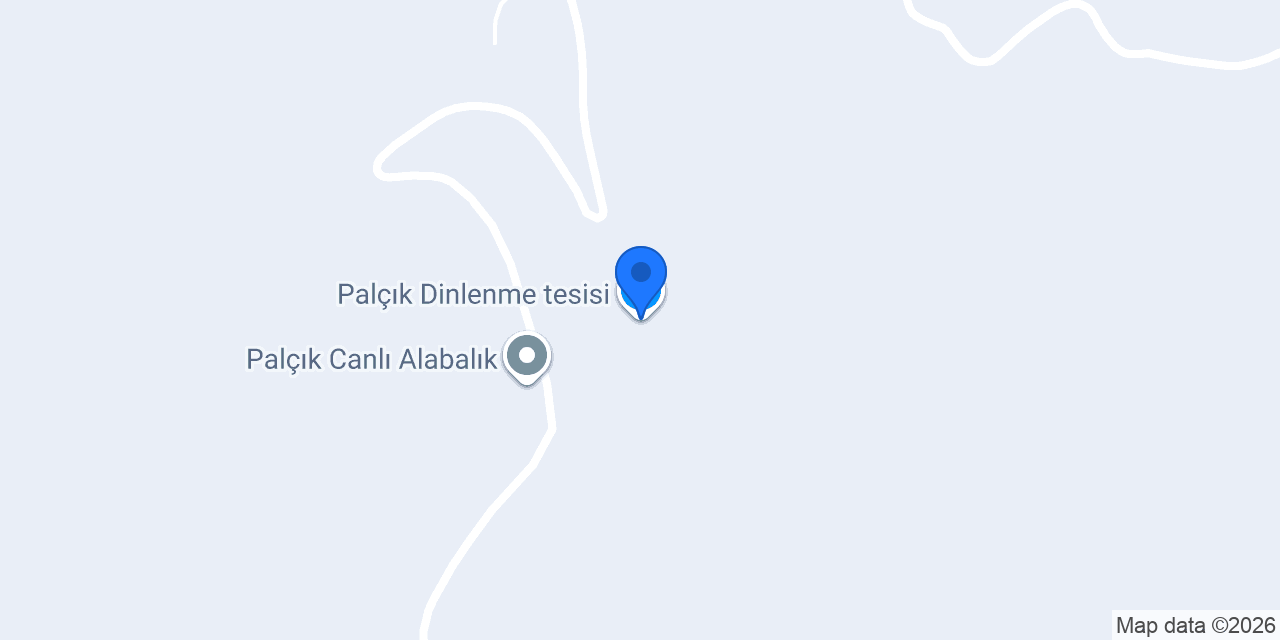 Palçık Dinlenme tesisi konumu