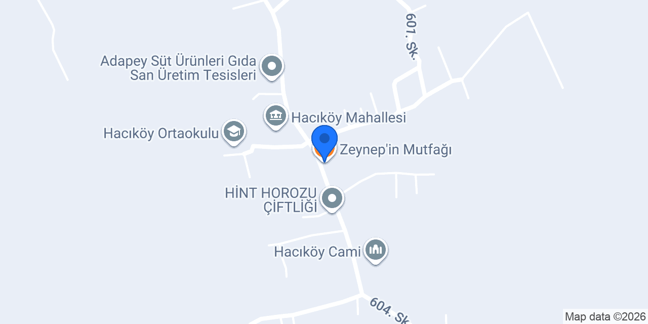 Zeynep'in Mutfağı konumu