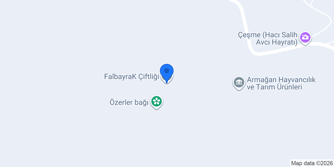 FalbayraK Çiftliği konumu
