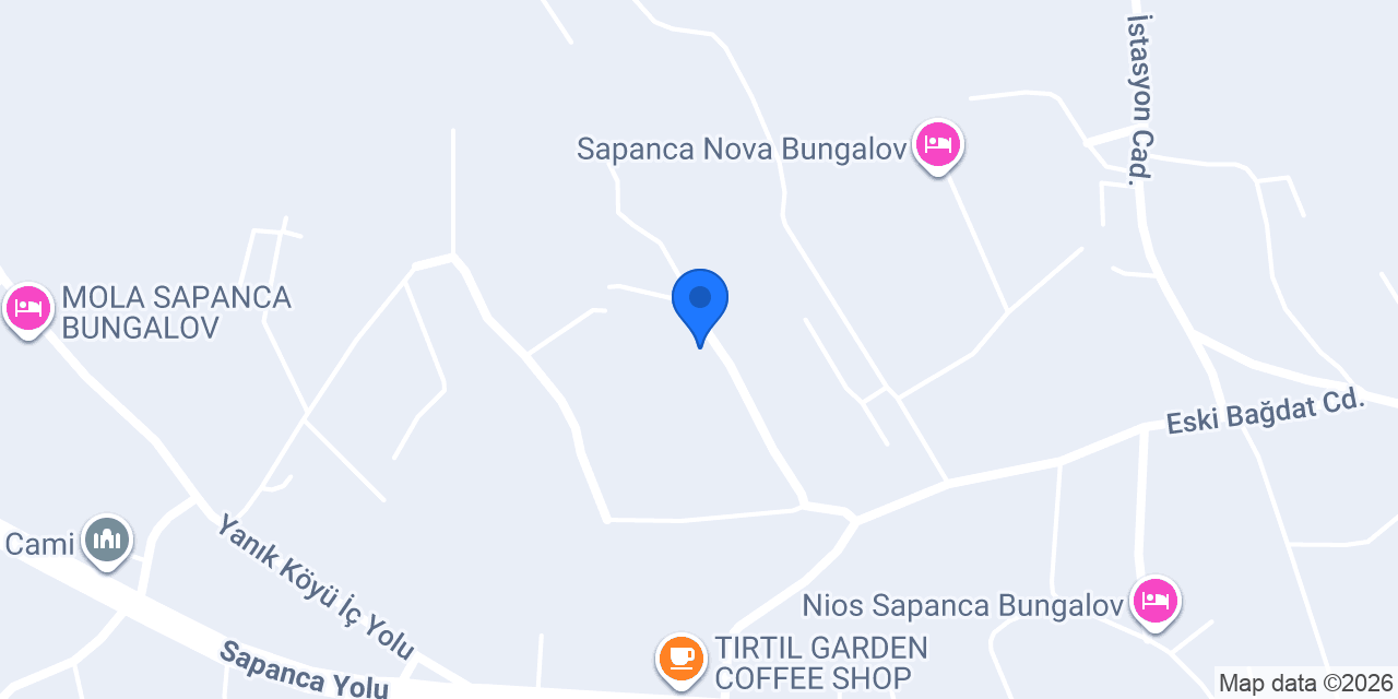 Evabella Villa Sapanca konumu