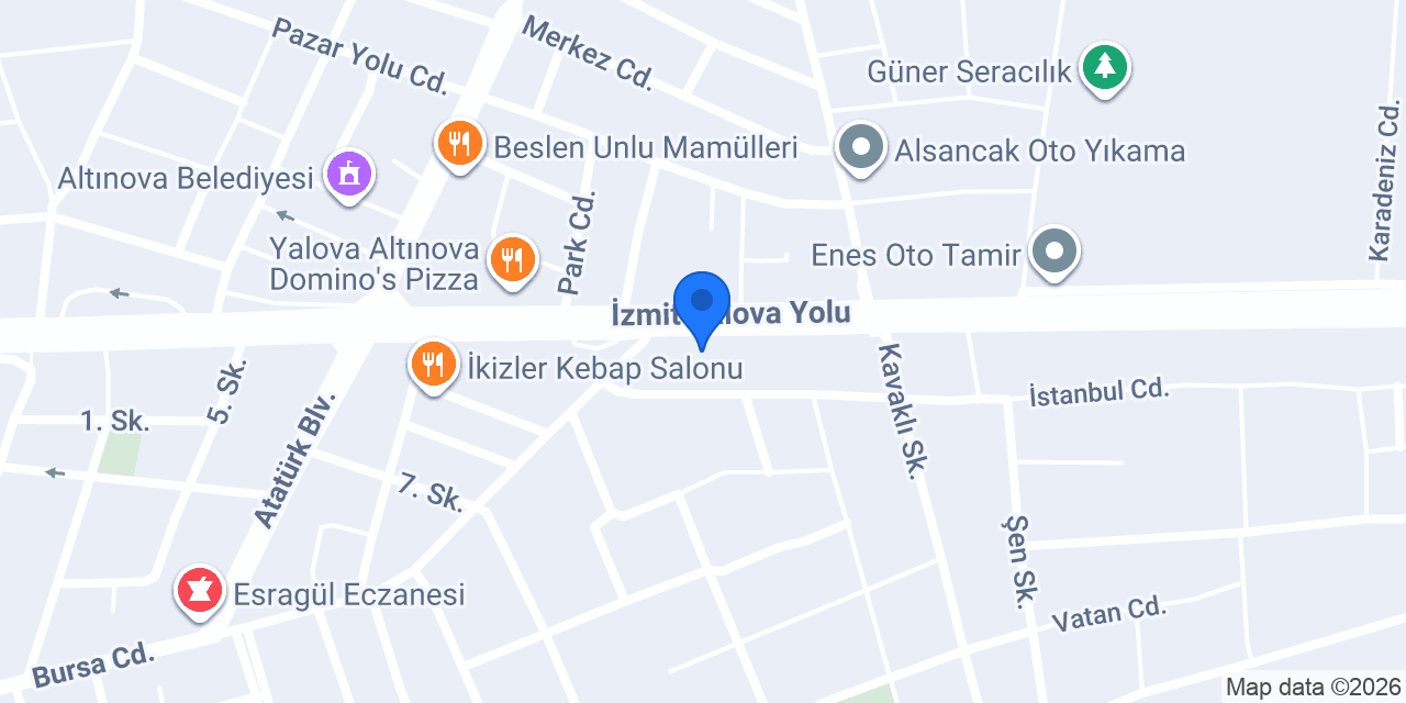 öz rent a car konumu