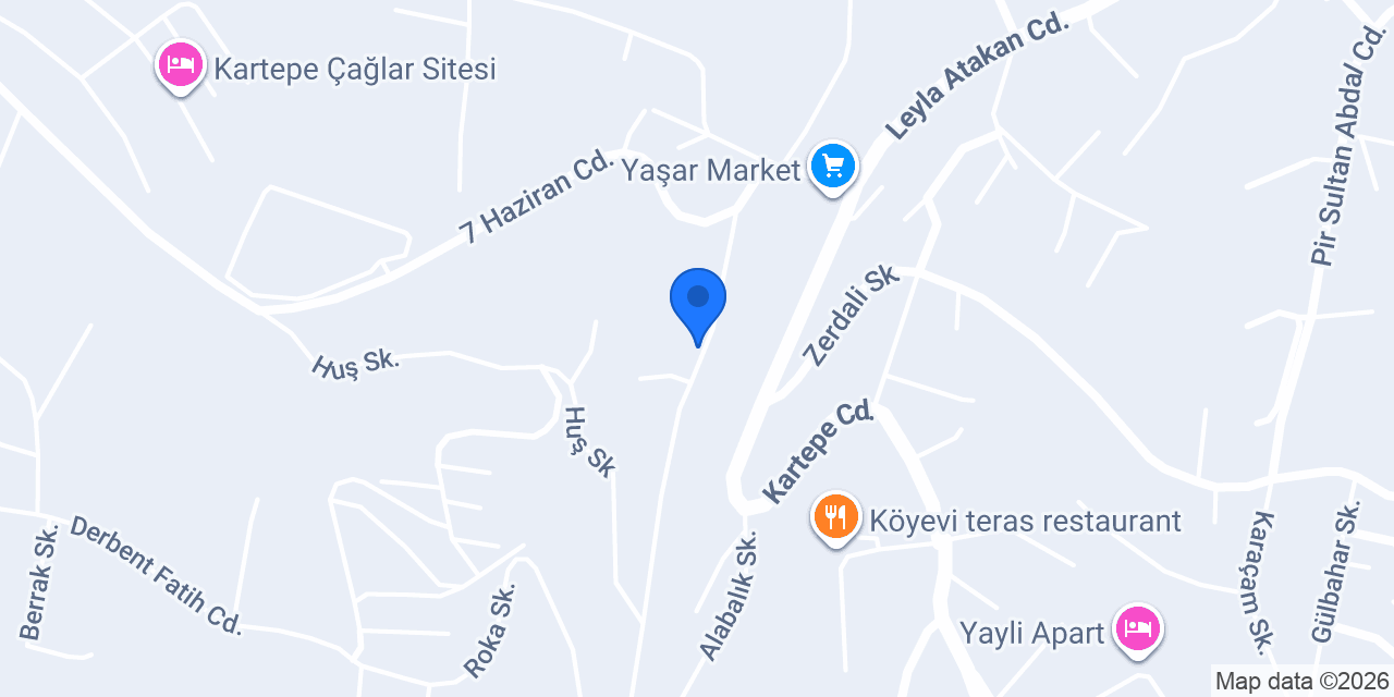 Kadifeli Konak Otel konumu