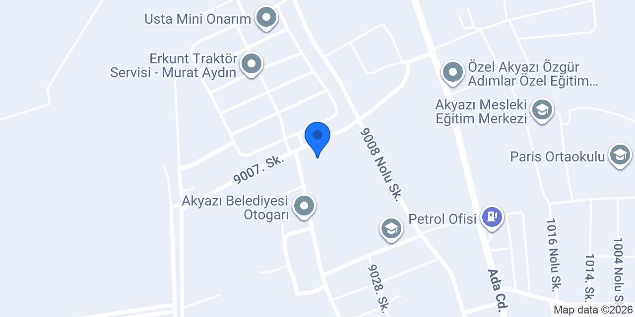 Özçağrı Otomotiv konumu