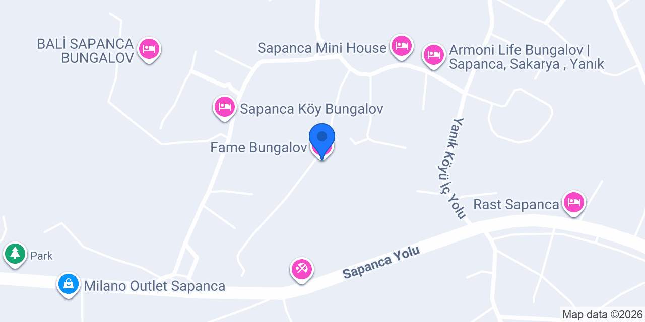 Fame Bungalov konumu