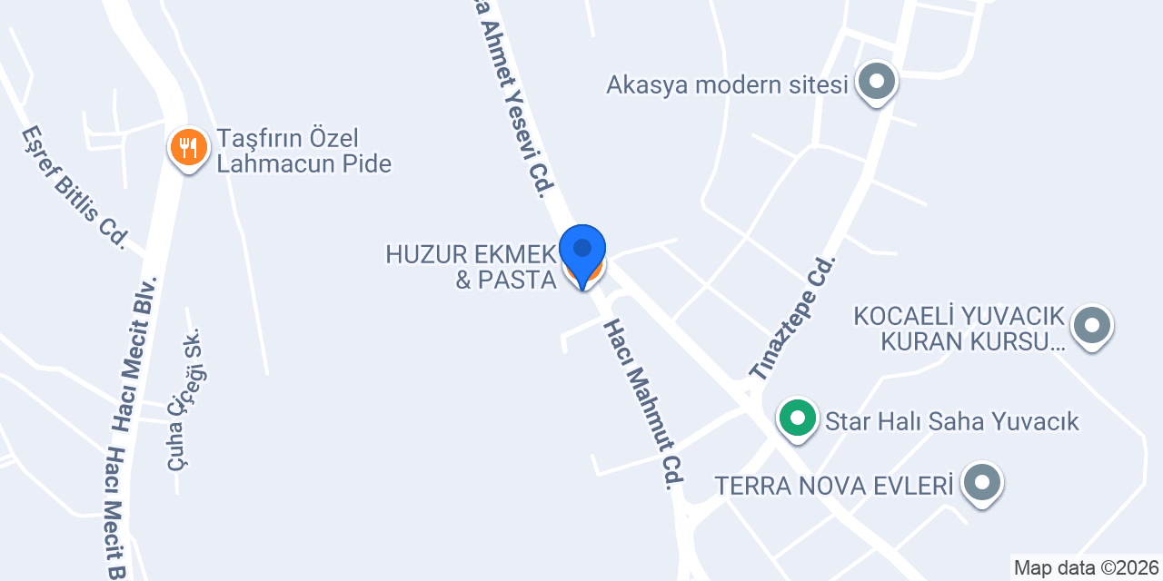 HUZUR EKMEK & PASTA konumu