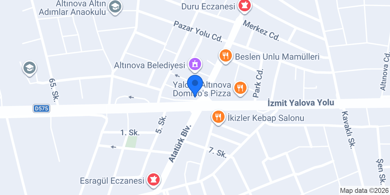 Altınova Taksi ️ konumu