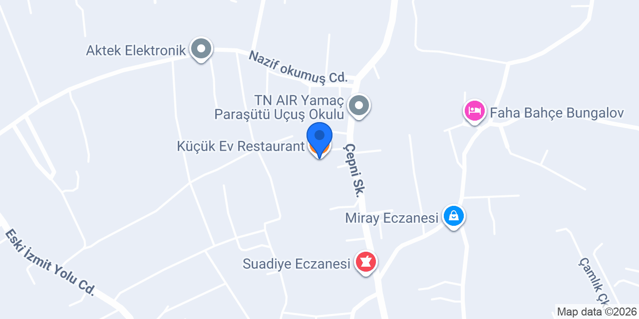 Küçük Ev Restaurant konumu