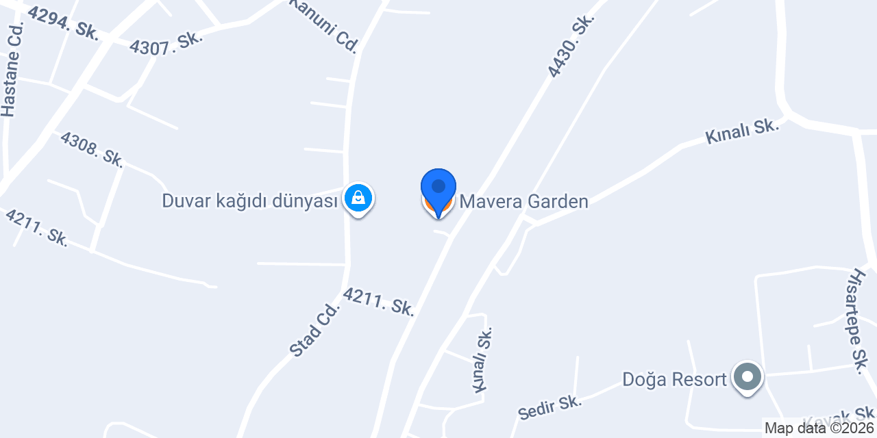 Mavera Garden konumu