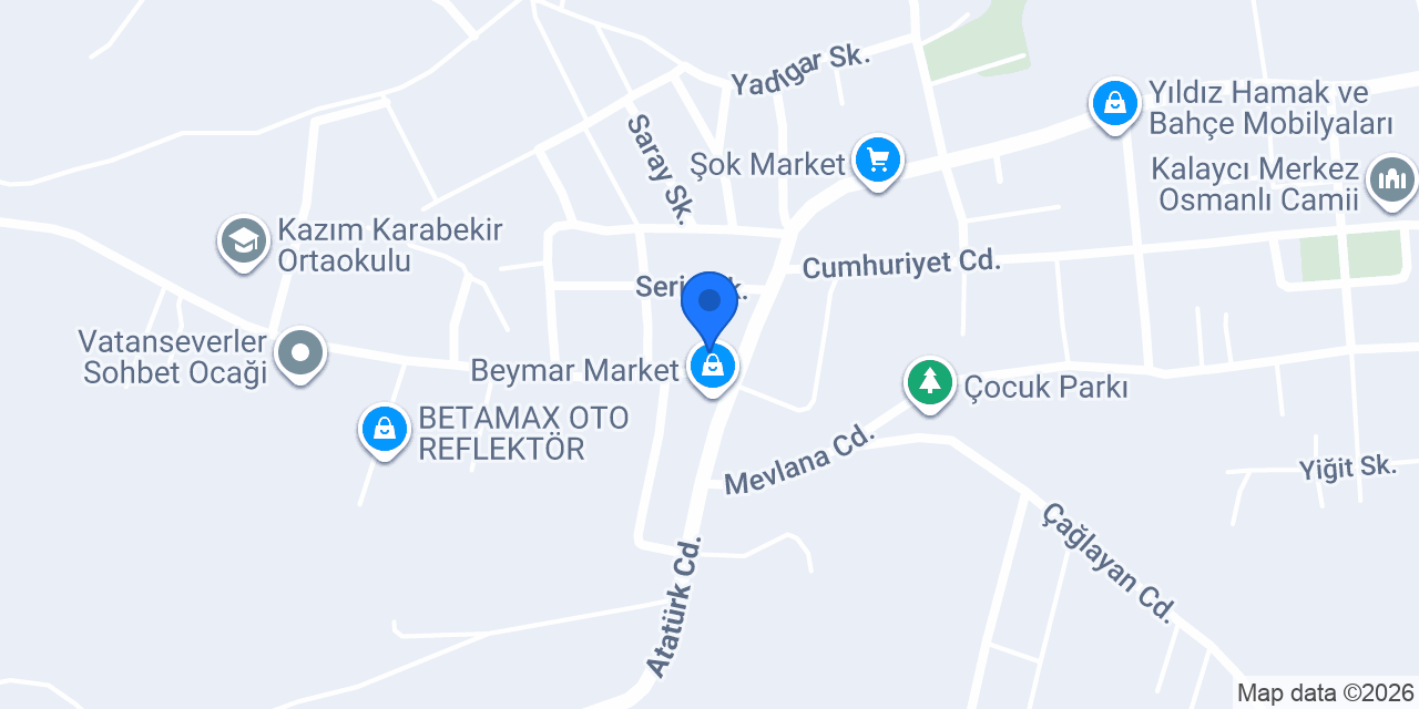 Korkmaz garaj konumu