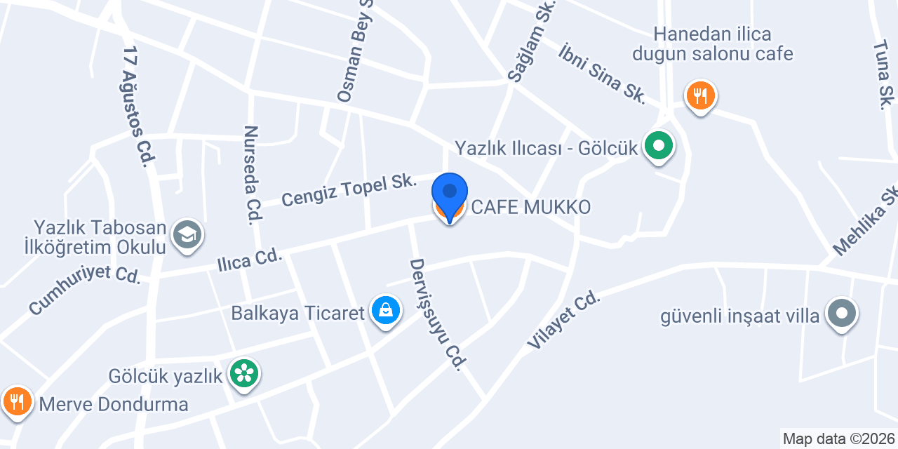 CAFE MUKKO konumu