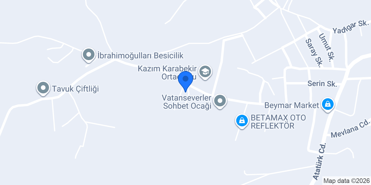 Ayar İnşaat konumu