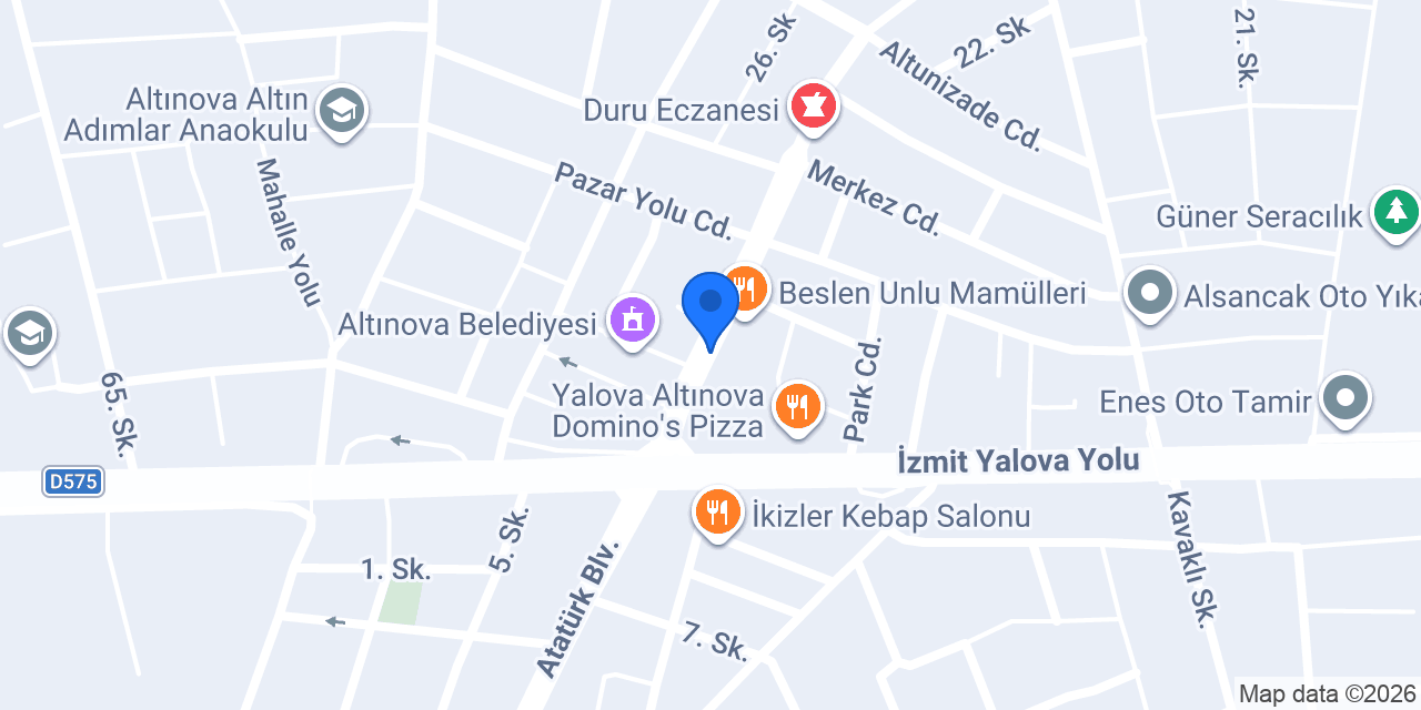 Gür Mobilya konumu