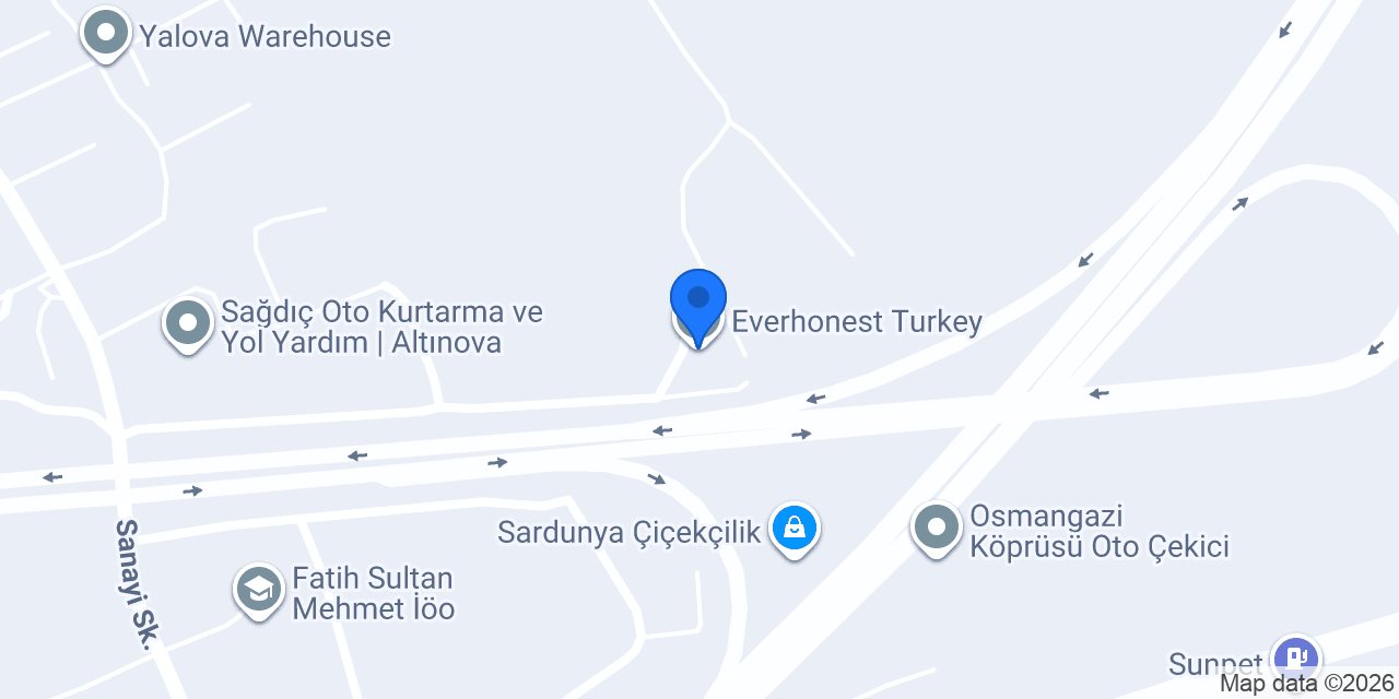 Everhonest Turkey konumu