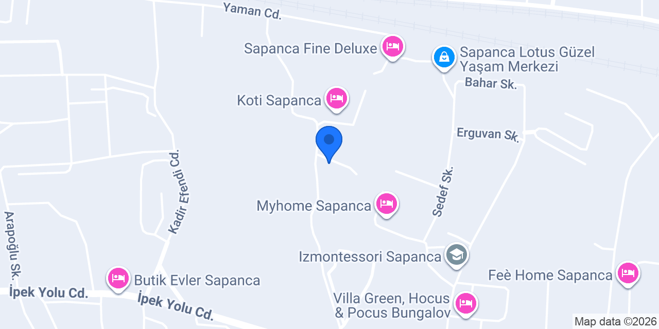 Lulus Villas konumu