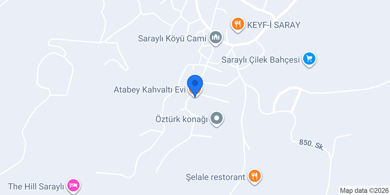 Atabey Kahvaltı Evi konumu
