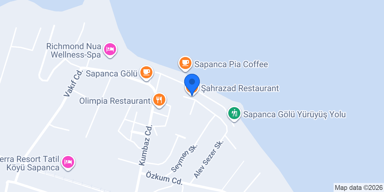 Şahrazad Restaurant konumu