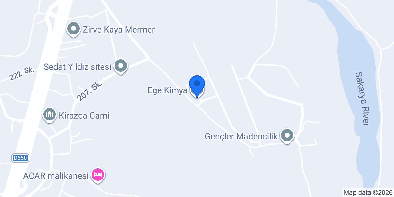 Ege Kimya konumu