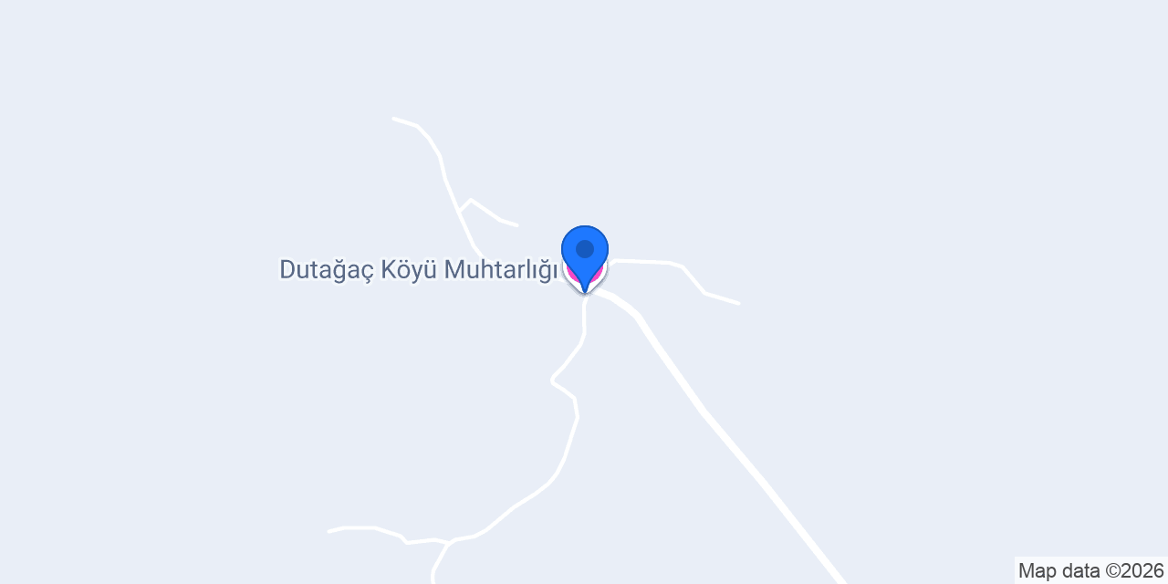 Dutağaç Köyü Muhtarlığı konumu
