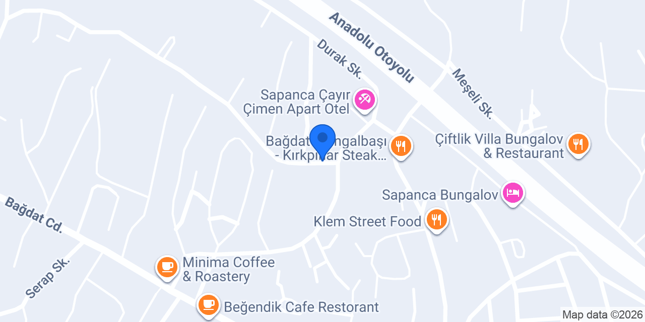 GEZERSU EVLERİ SAPANCA konumu