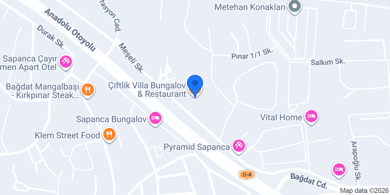 Çiftlik Villa Bungalov & Restaurant konumu