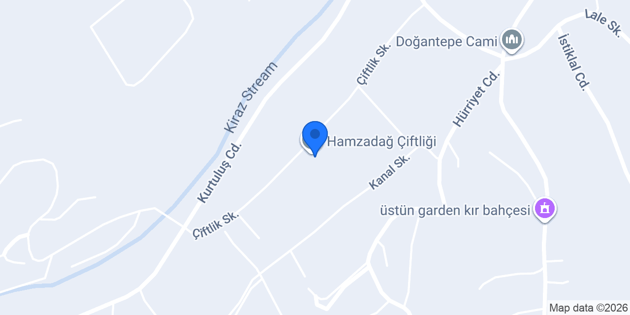 Hamzadağ Çiftliği konumu