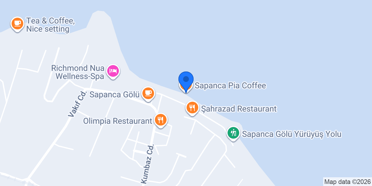 Sapanca Pia Coffee konumu