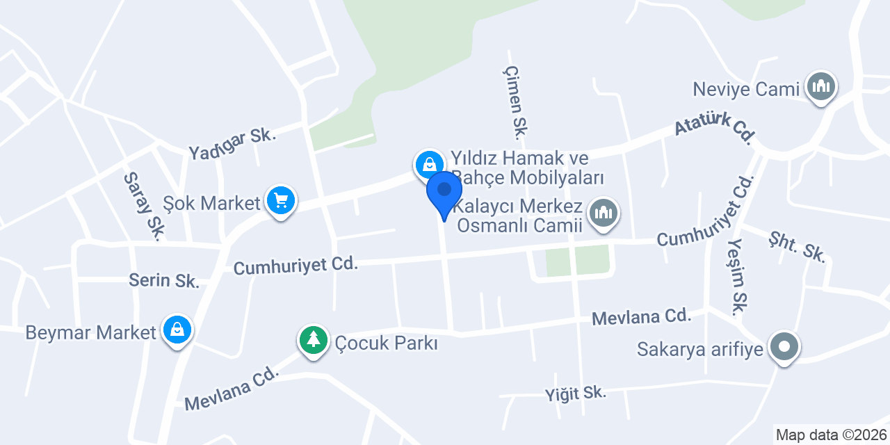 YEŞİLOVA İNŞAAT LTD.ŞTİ. konumu