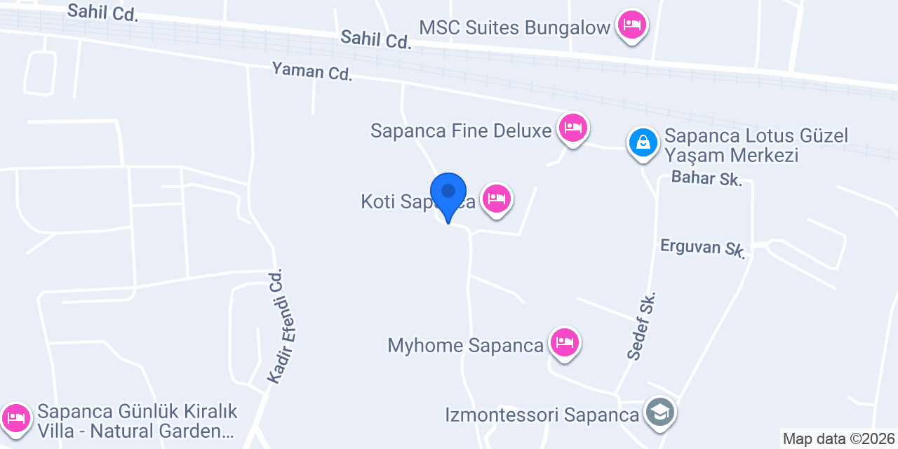 Oasis Sapanca konumu