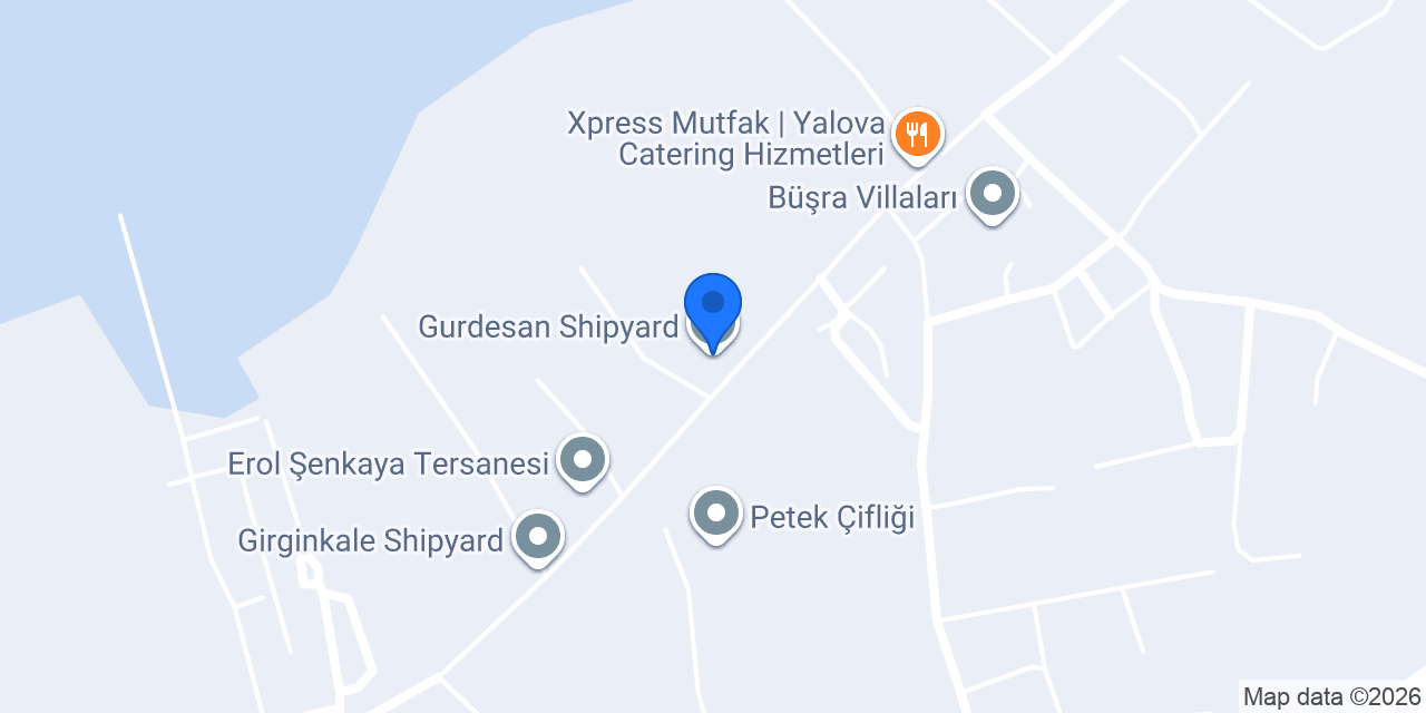 Gurdesan Shipyard konumu