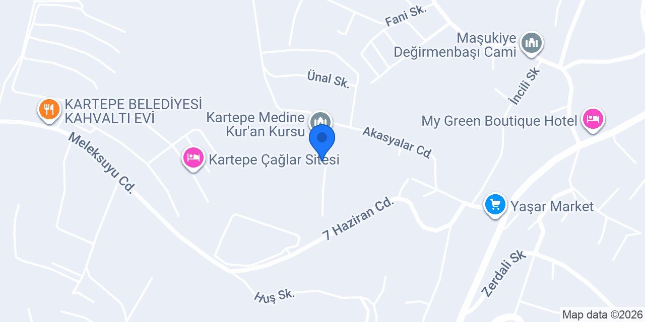 Maşukiye Medine Mescidi konumu