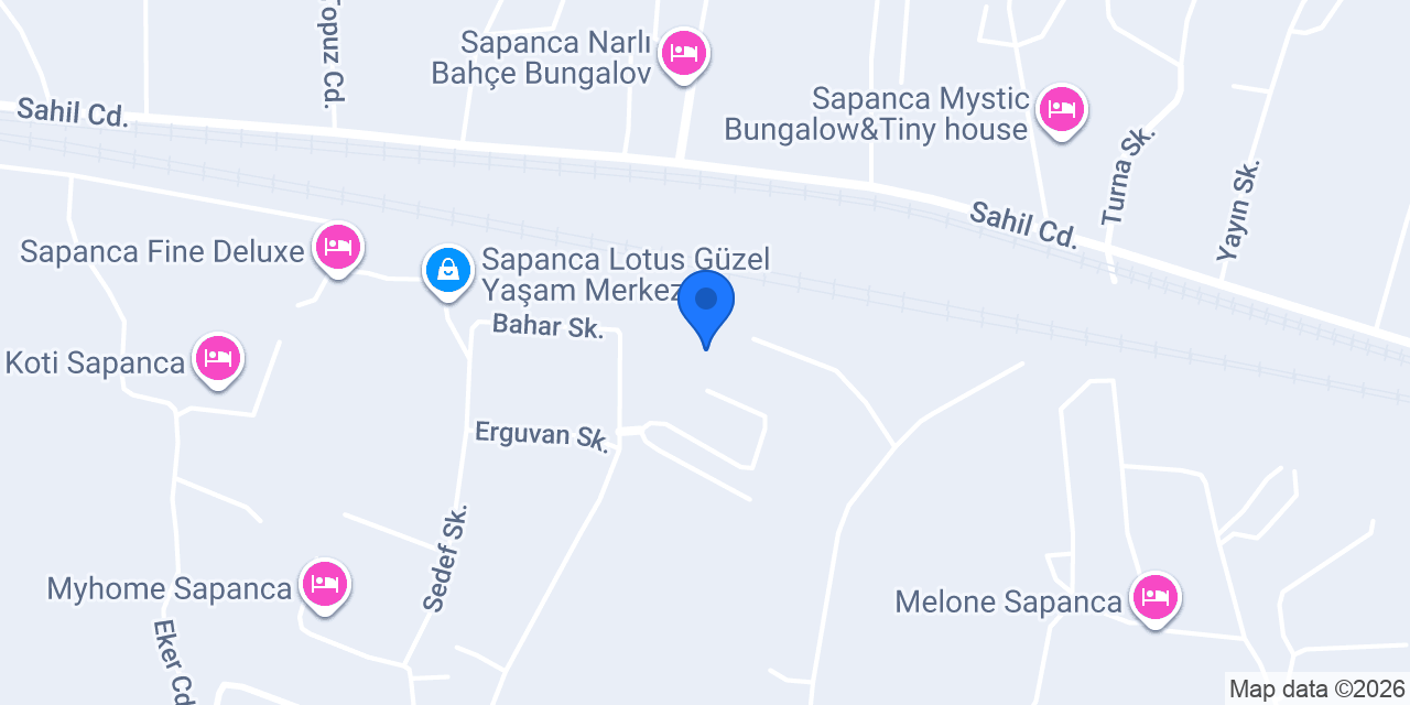 Sapanca Begon Villa konumu