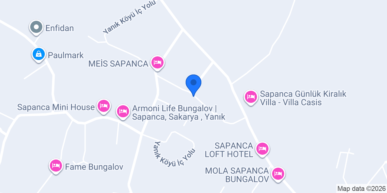 Sapanca İnci Suit konumu