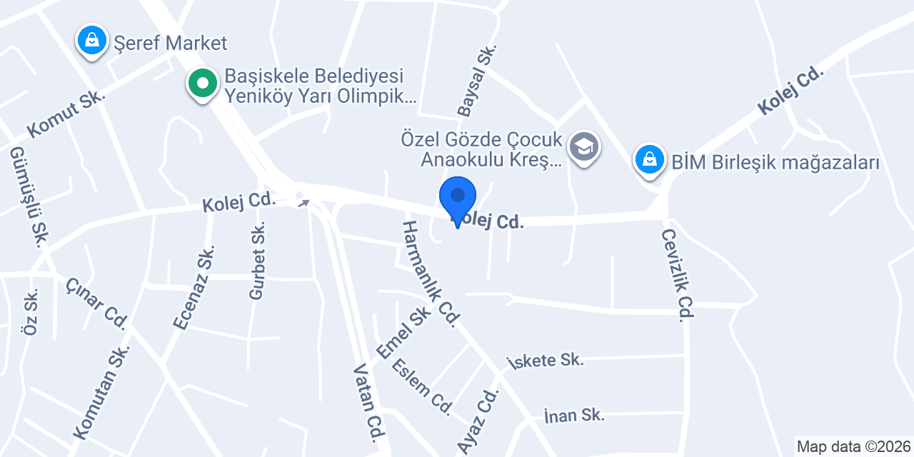 MY Kolej - MY Okulları Kocaeli Başiskele Kampüsü konumu