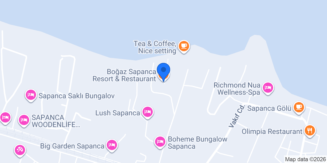 Boğaz Sapanca Restoran & Lounge konumu