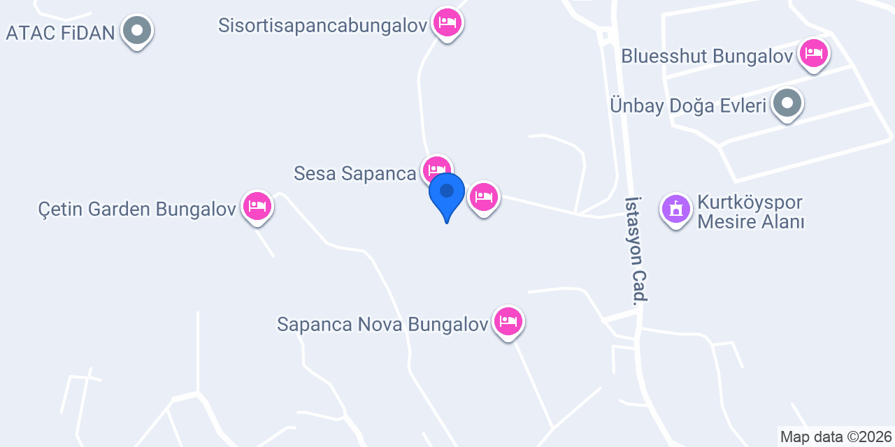 Majalis Bungalov Sapanca konumu