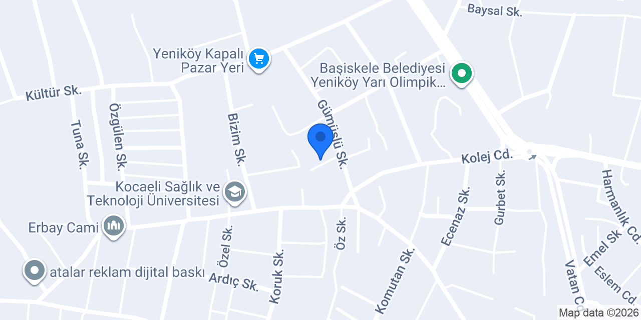Kocaeli Hastanesi konumu