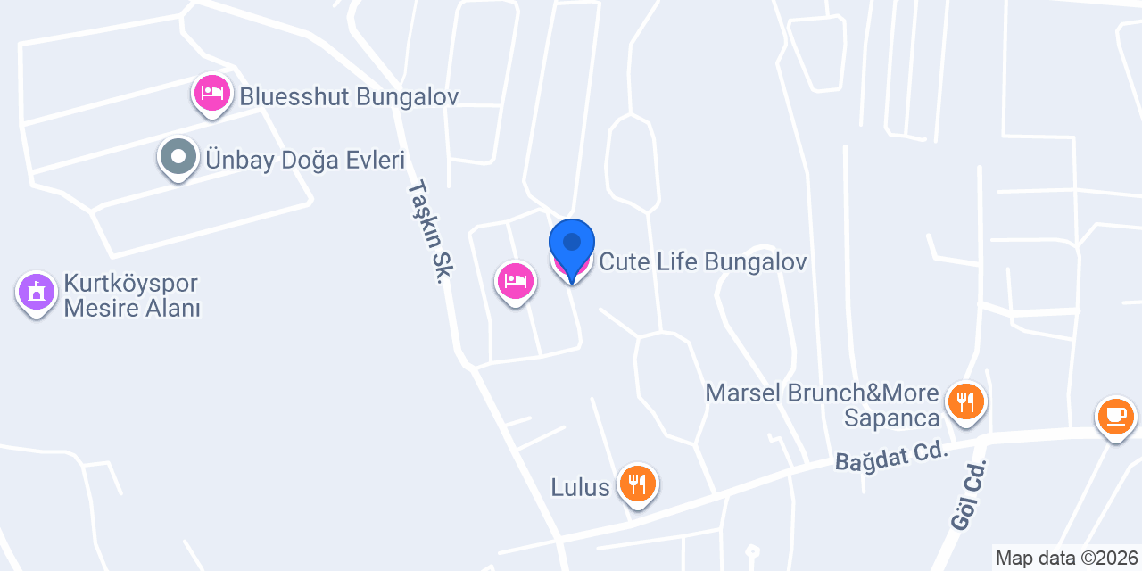 Cute Life Bungalov konumu