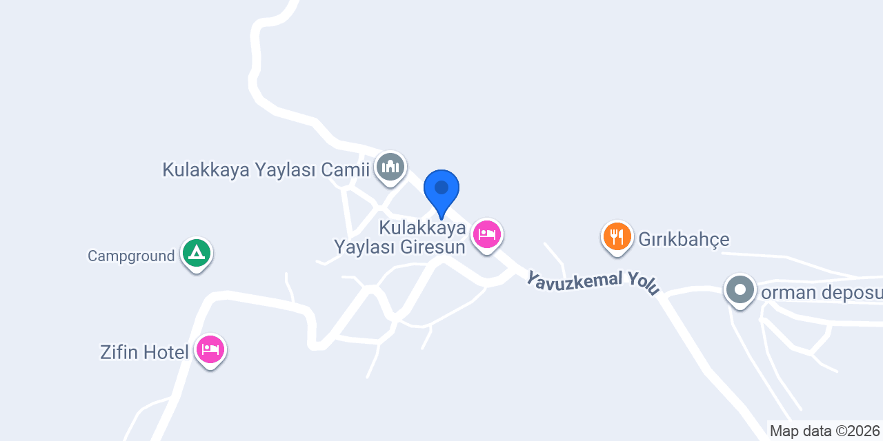 Kulakkaya Aile Sofrası konumu