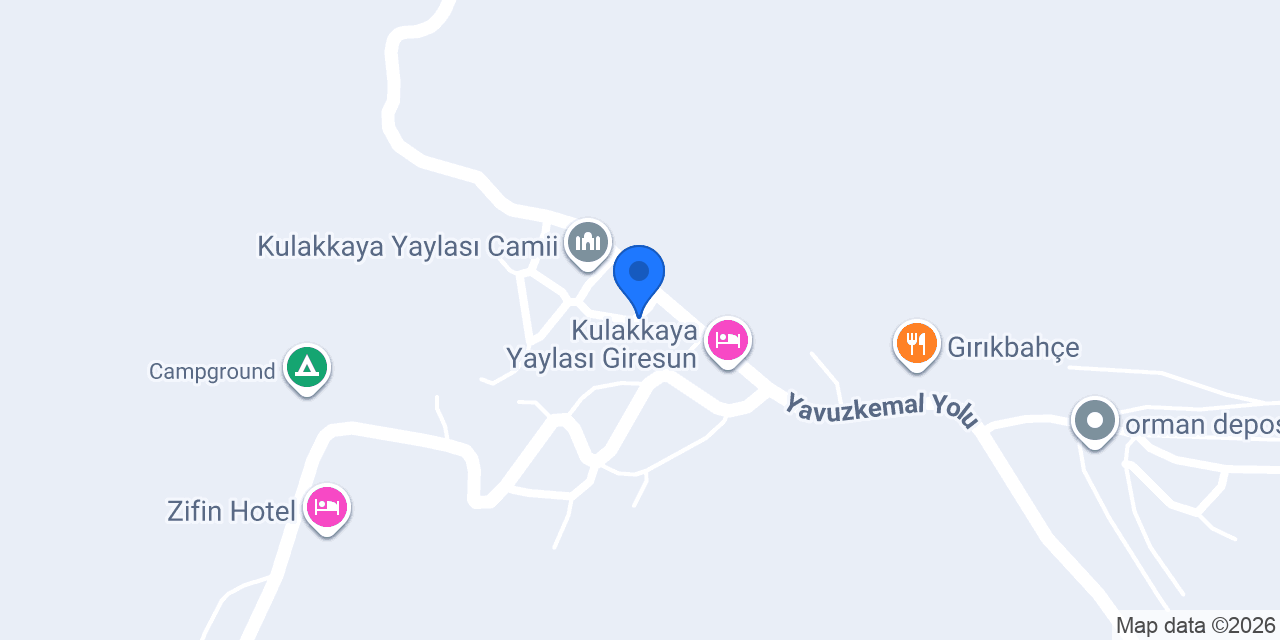 Kulakkaya Otel konumu
